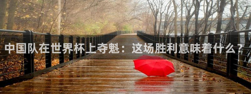 世界杯附加赛赛程表：中国队在世界杯上夺魁：这场胜利意味着什么？